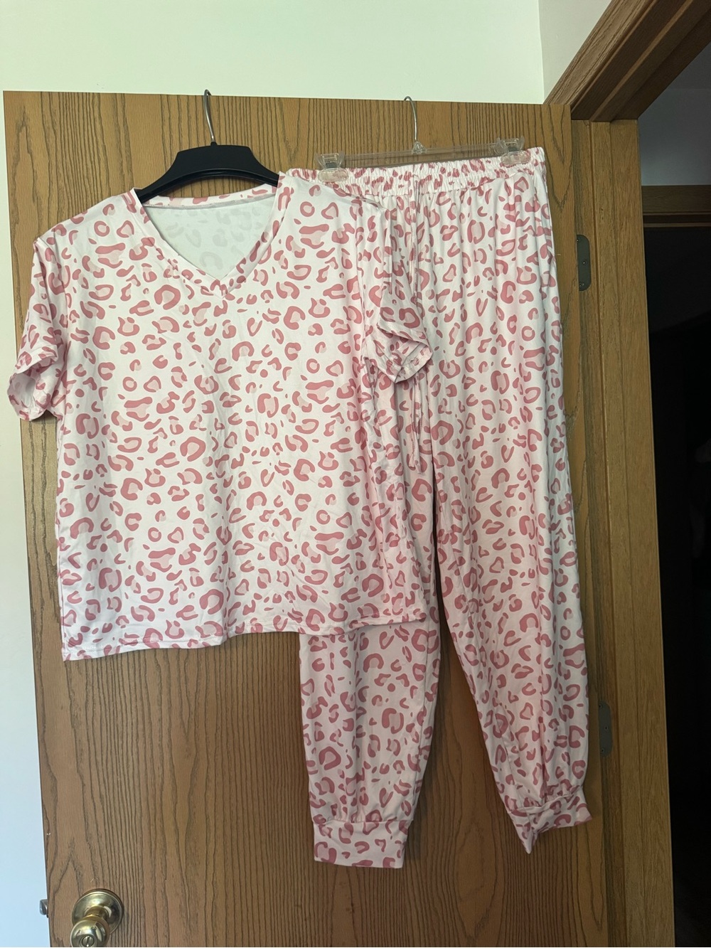 Pink Leopard Pajamas